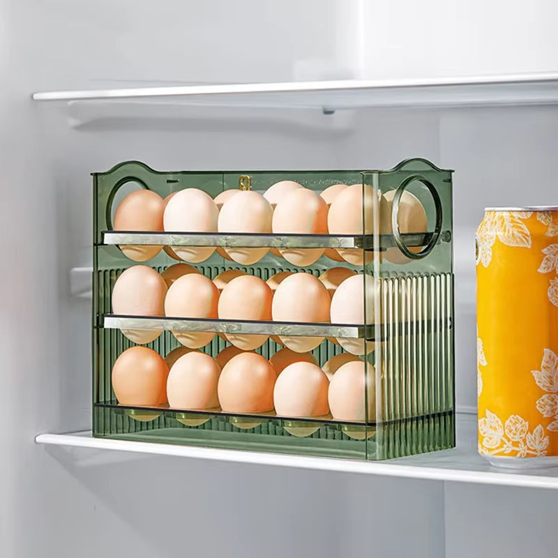 Egg Storage Organizer and Fresh-Keeping Case for Refrigerator - Kitchen Storage Solution