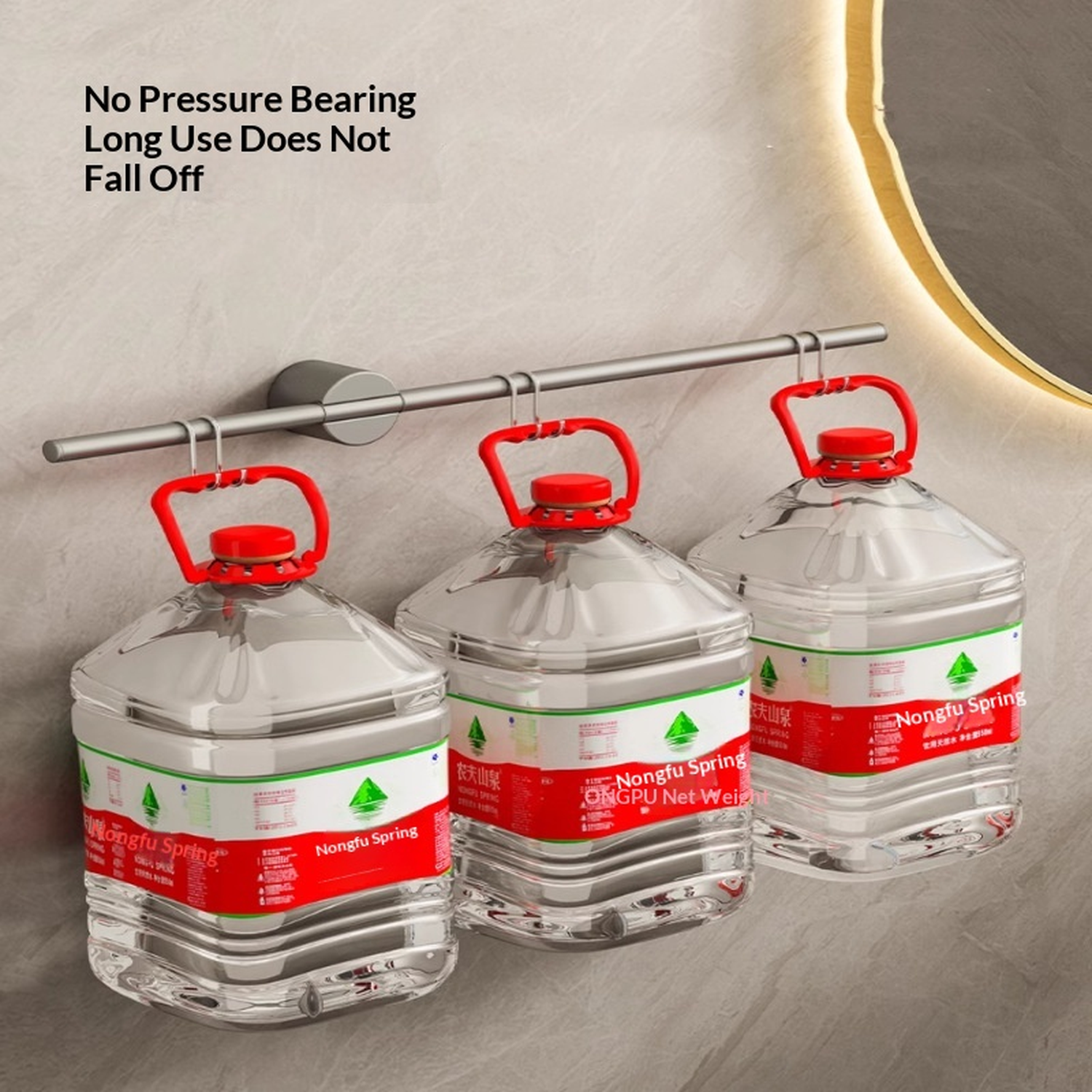 Minimalist Luxury Bathroom No-Drill Towel Rack