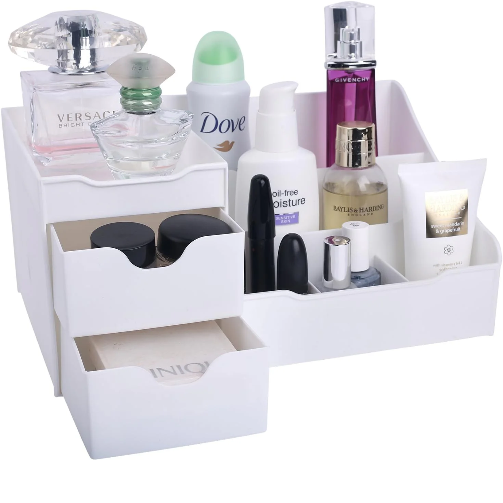 White Cosmetic Storage Organizer