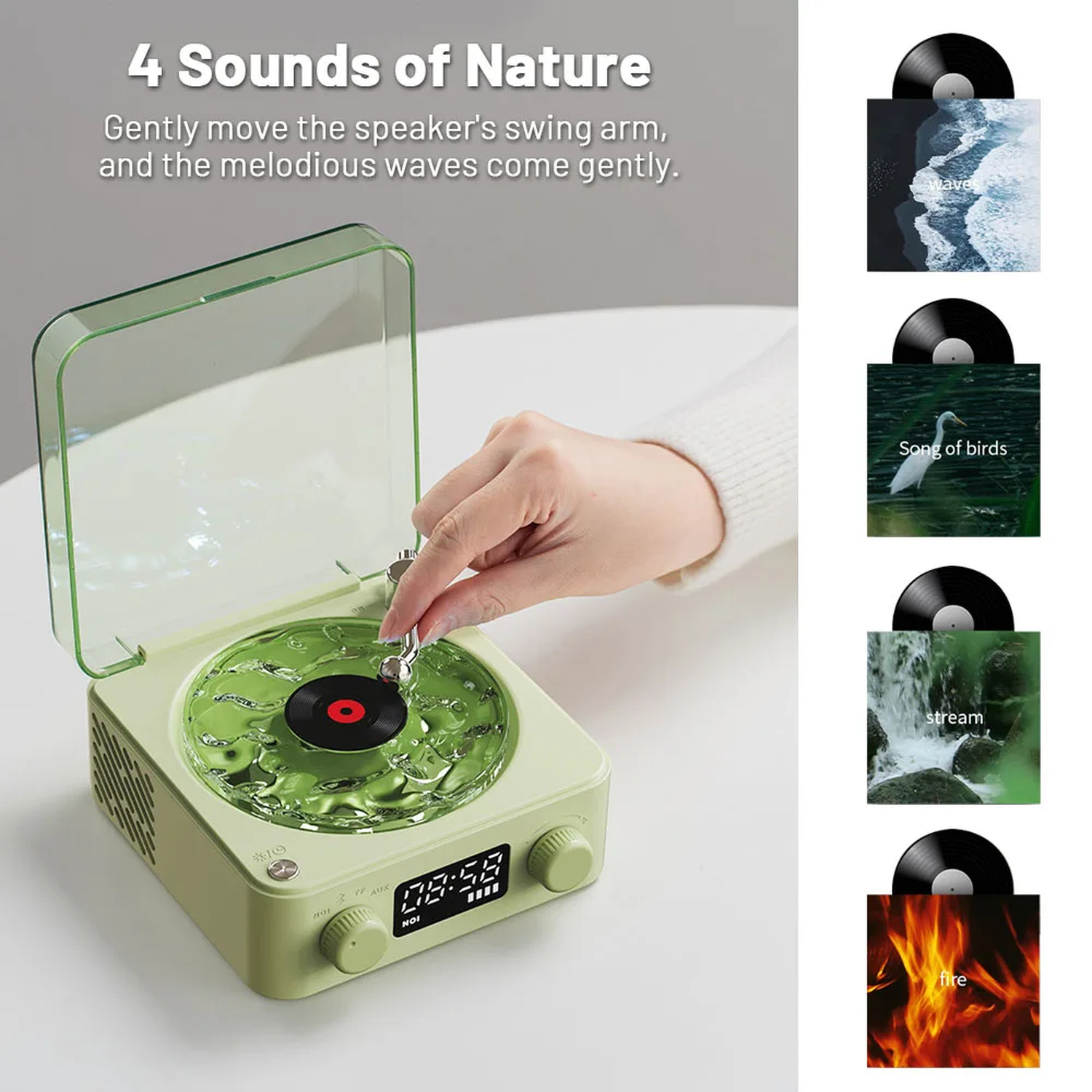 Retro Vinyl Bluetooth Mood Speaker