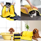 Absorbent Microfiber Pet Bathrobe