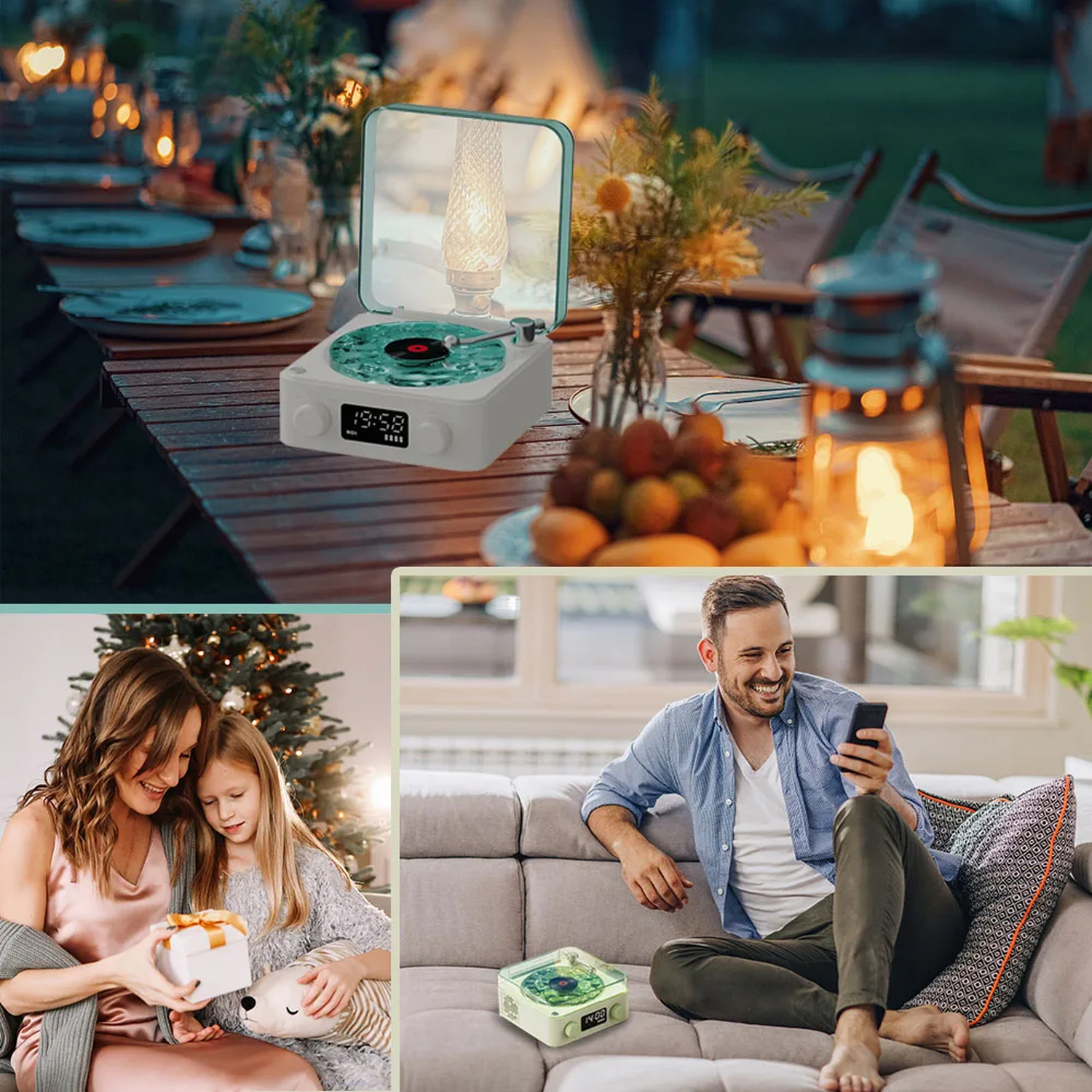 Retro Vinyl Bluetooth Mood Speaker