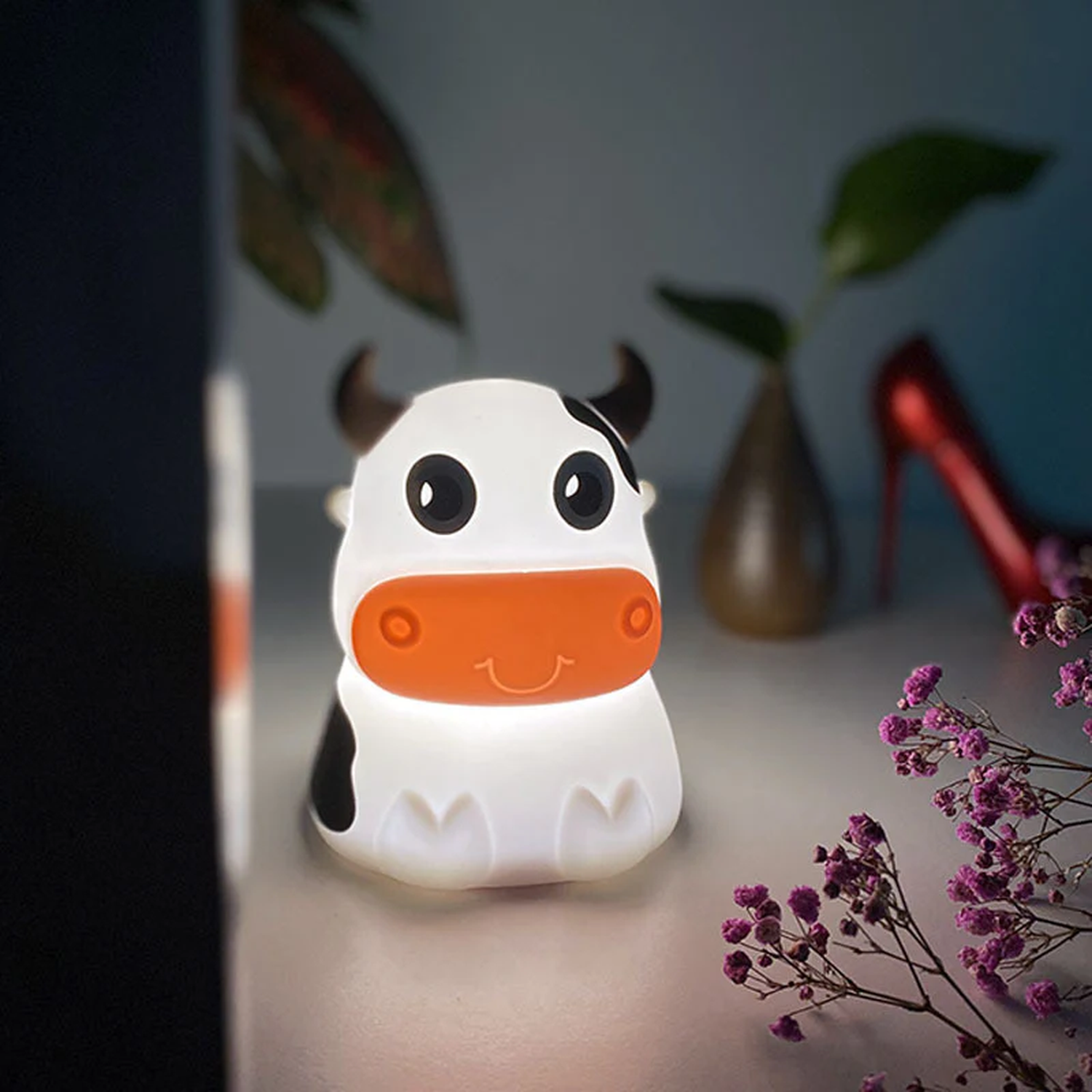 COW Bluetooth Speaker Small Night Lamp