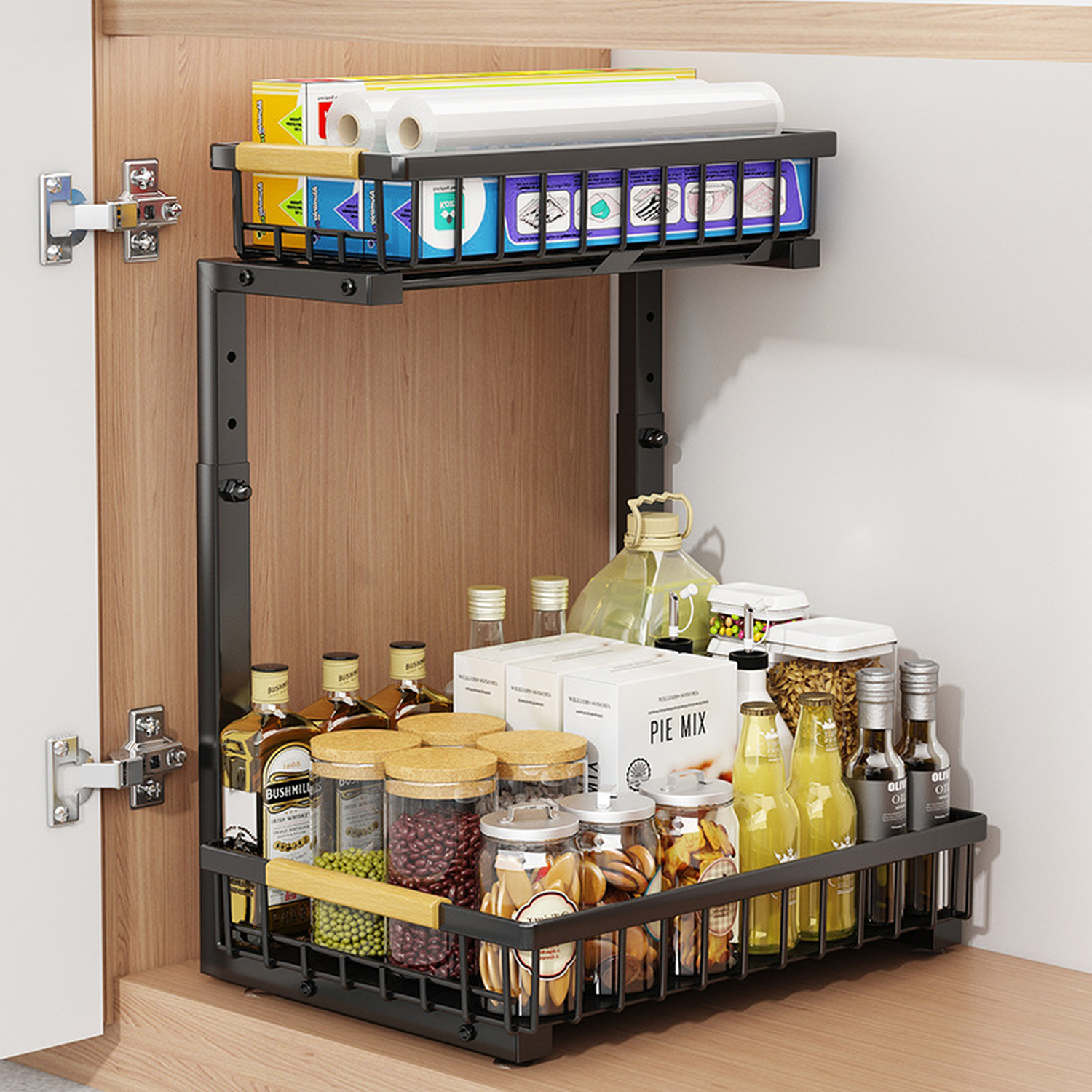 Kitchen Drawer Spice Organizer Storage