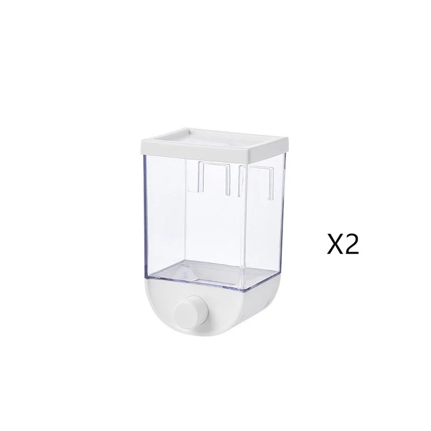 Wall Mounted Easy Press Cereal Dispenser  