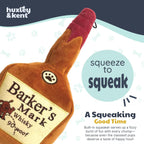 Barker's Mark Large Plush Squeaky Dog Toy – Durable Soft Toy for Indoor Play and Fetch for Dogs of All Sizes