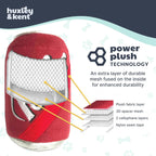 Barker's Mark Large Plush Squeaky Dog Toy – Durable Soft Toy for Indoor Play and Fetch for Dogs of All Sizes