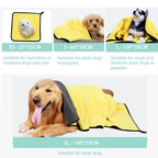 Absorbent Microfiber Pet Bathrobe