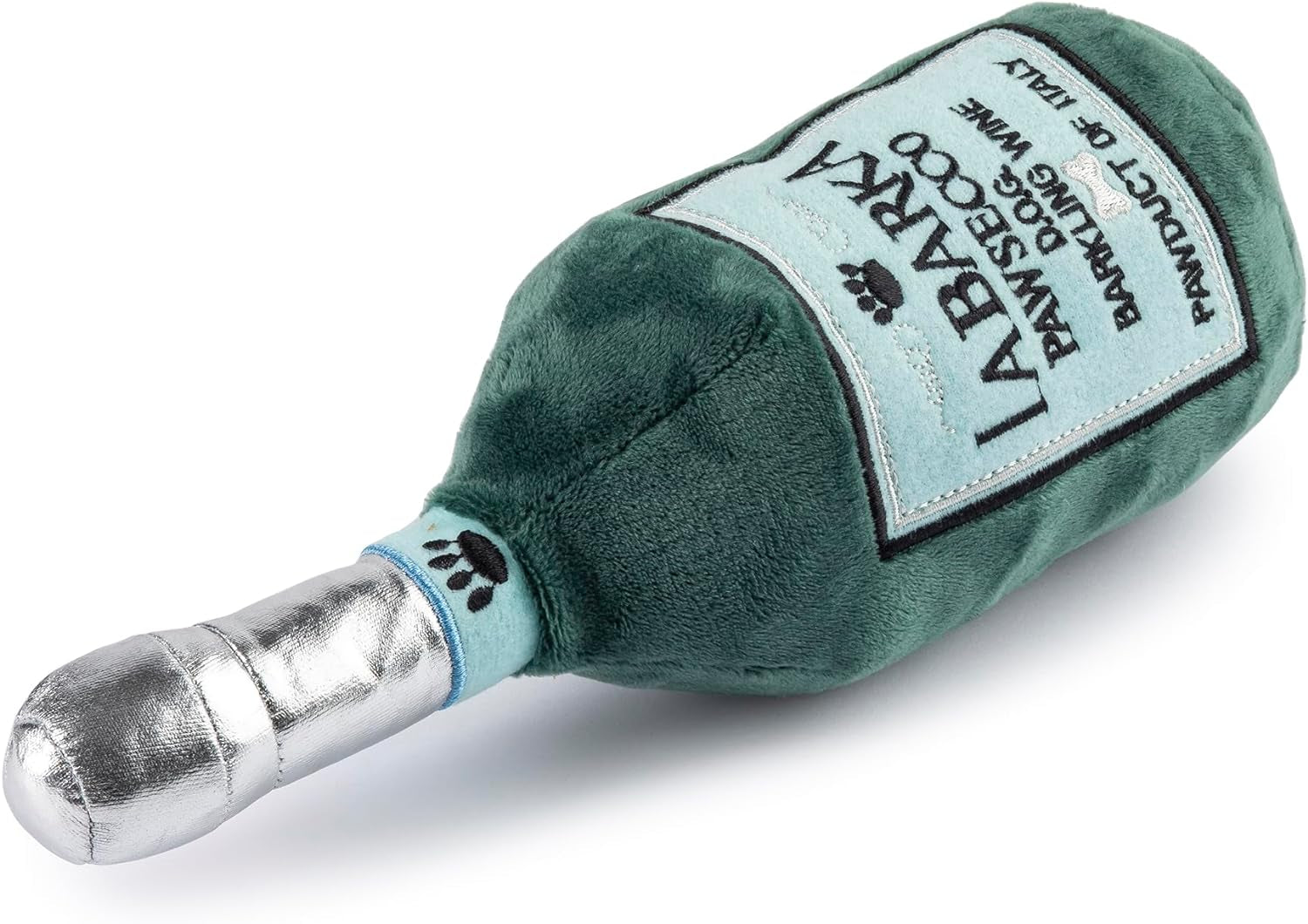 Pawsecco Plush Designer Dog Toy - Interactive Squeaker for All Breeds, Machine-Washable & Safe!