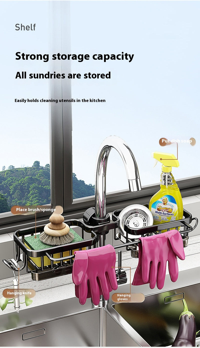 Premium Sink Space-Saving Rack