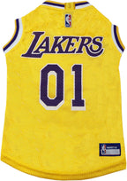 Los Angeles Lakers NBA Dog Jersey - Large Pet Basketball Tank Top